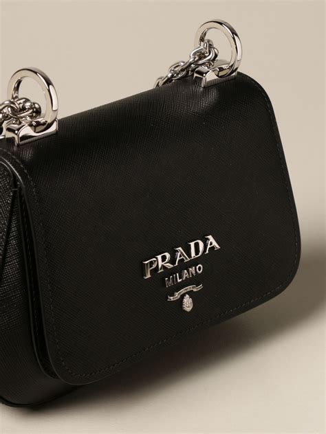 prada black crossbody leather|authentic Prada crossbody.